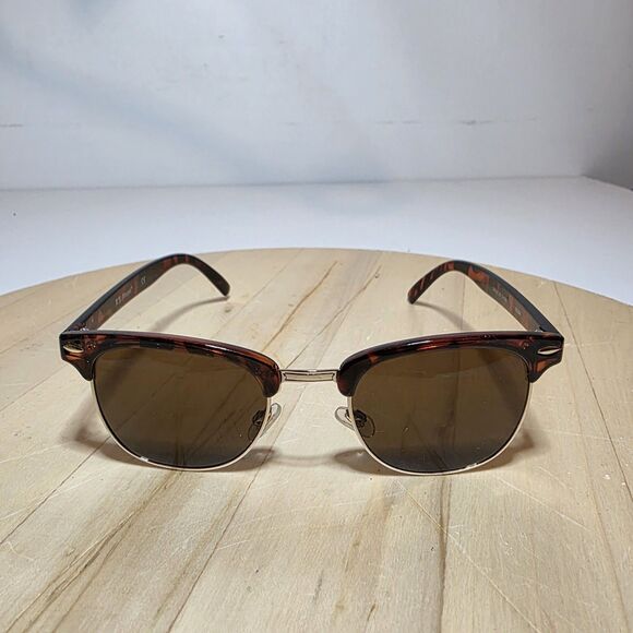 A.J. Morgan 53394 Soho Rectangular Sunglasses Brown Tortoise Unisex No Case - Picture 1 of 10